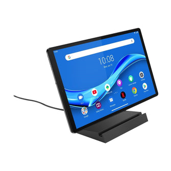 Lenovo,Lenovo Tab M10 Plus 10.3 Inch FHD Tablet with Charging Station – Octa-Core 2.3GHz, 4GB RAM, 64GB eMMC, Android Pie – Iron Grey - Gadcet.com