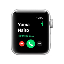 Apple Watch Series 3 GPS No Strap Aluminium Case Composite Back, 38mm - Silver