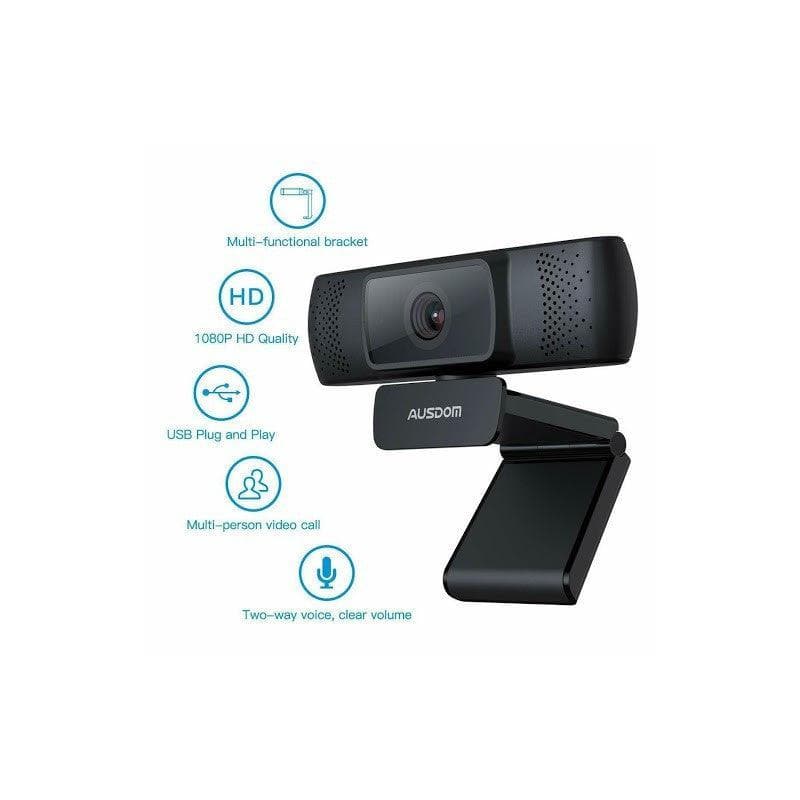 AUSDOM AF640 1080P Webcam Auto Focus with Noise Cancelling