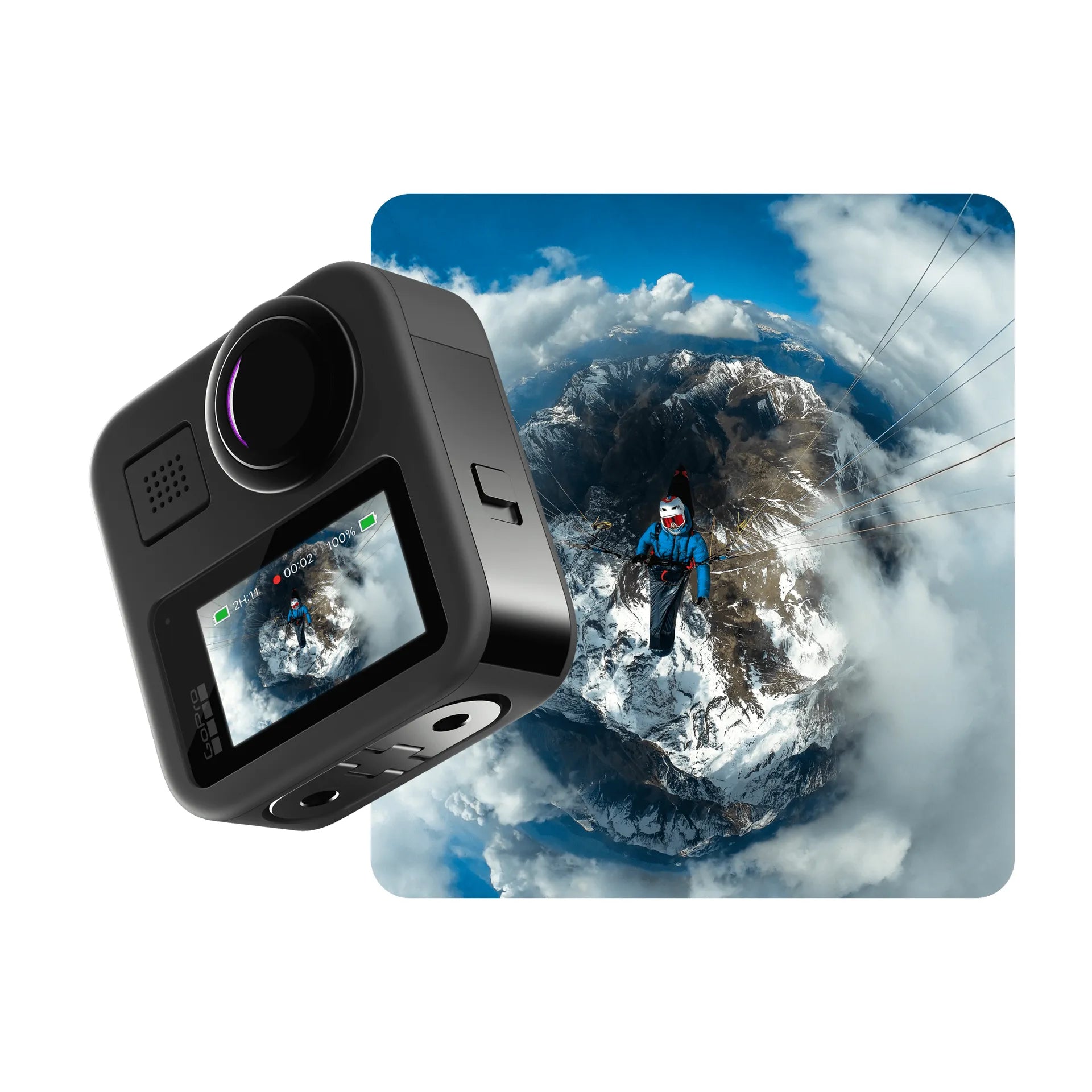 GoPro HERO8 Black - Waterproof 4K Digital Action Camera with Hypersmooth Stabilisation, Touch Screen and Voice Control - Live HD Streaming