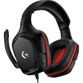 Logitech Gaming G332 Gaming Over-ear headset Corded Stereo Black, Red Volume control, Microphone mute