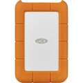 LaCie Rugged 1 TB 2.5" external hard drive USB-C® Silver, Orange STFR1000800
