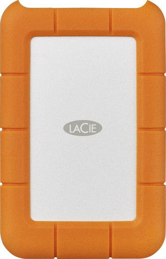 LaCie Rugged 1 TB 2.5" external hard drive USB-C® Silver, Orange STFR1000800