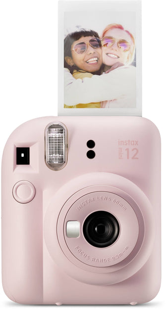 FUJIFILM,Fujifilm Instax Mini 12 Instant Film Camera - Blossom Pink - Gadcet.com