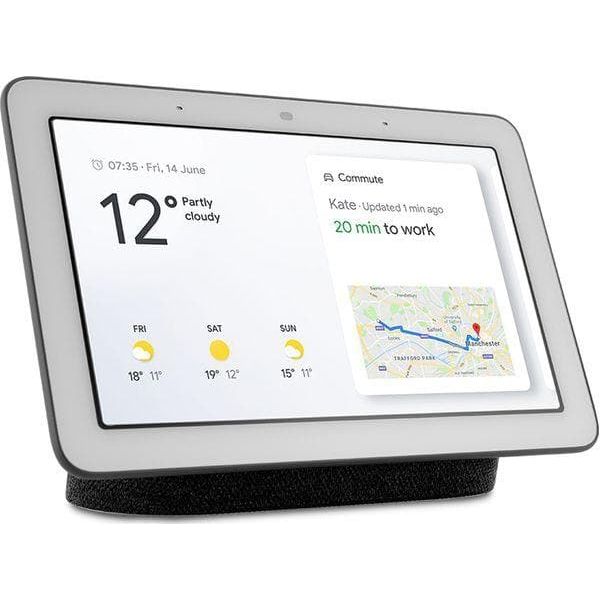 Buy Google,Google Nest Smart Home Hub - Charcoal - Gadcet.com | UK | London | Scotland | Wales| Ireland | Near Me | Cheap | Pay In 3 | Speakers