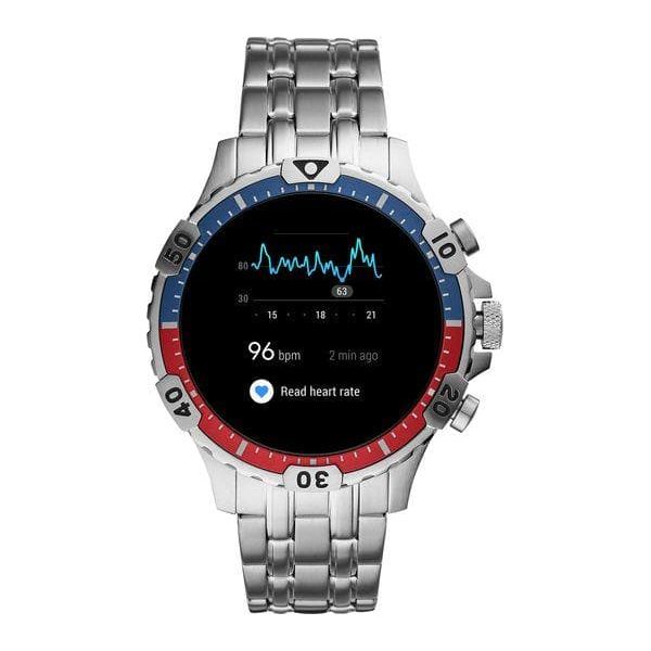 Buy FOSSIL,FOSSIL Garrett HR FTW4040 - Stainless Steel, 46 mm - Gadcet.com | UK | London | Scotland | Wales| Ireland | Near Me | Cheap | Pay In 3 | Watches