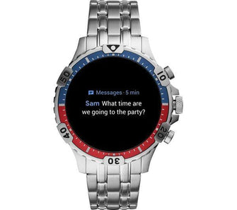 Buy FOSSIL,FOSSIL Garrett HR FTW4040 - Stainless Steel, 46 mm - Gadcet.com | UK | London | Scotland | Wales| Ireland | Near Me | Cheap | Pay In 3 | Watches