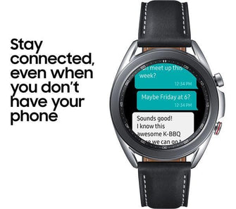 Buy Samsung,Samsung Galaxy Watch 3 4G - Mystic Silver, 41 mm - Gadcet.com | UK | London | Scotland | Wales| Ireland | Near Me | Cheap | Pay In 3 | Watches