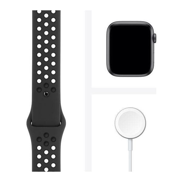 Buy Apple,Apple Watch Series 6 - Space Grey Aluminum with Black Nike Sports Band, 44 mm - Gadcet.com | UK | London | Scotland | Wales| Ireland | Near Me | Cheap | Pay In 3 | Watches