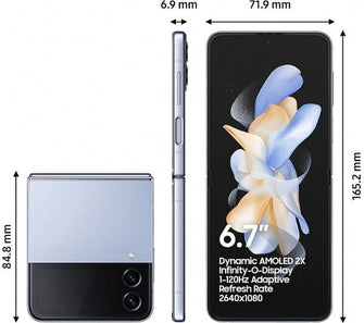 Samsung,Samsung Galaxy Z Flip 4 128 GB - Blue - Unlocked - Gadcet.com