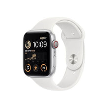 Apple Watch SE Cellular - Silver with White Sports Band, 44 mm - MNQ23B/A