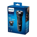 Philips,Philips Series 1000 Dry Men's Electric Shaver with PowerCut Blades & pop-up Trimmer, Street Grey - Gadcet.com