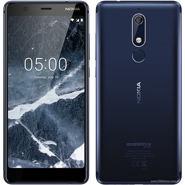 Nokia 5.1 Plus (Nokia X5) 5.5 Inch Android One 32 GB Midnight Gloss Blue - Unlocked