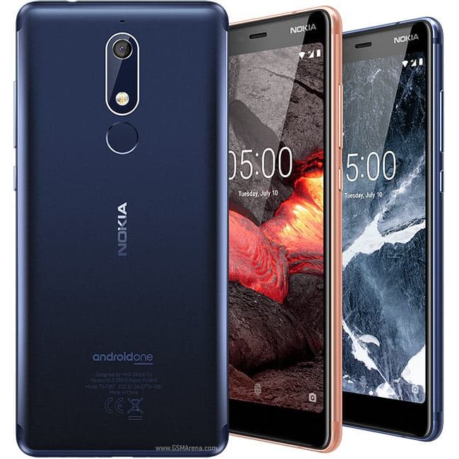 Nokia 5.1 Plus (Nokia X5) 5.5 Inch Android One 32 GB Midnight Gloss Blue - Unlocked