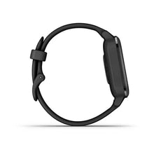 Garmin Venu Sq Music Edition Slate Aluminium Bezel with Black Case and Silicone Band