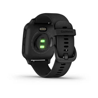 Garmin Venu Sq Music Edition Slate Aluminium Bezel with Black Case and Silicone Band