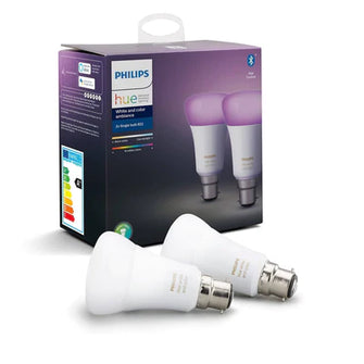 Philips,Philips Hue White and color ambiance 2 x B22 smart bulb – 806 lm - Gadcet.com
