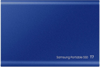 Samsung Portable SSD T7 500GB Mobile External Solid State Drive in Blue