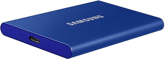 Samsung Portable SSD T7 500GB Mobile External Solid State Drive in Blue