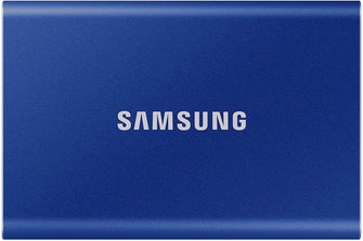 Samsung Portable SSD T7 500GB Mobile External Solid State Drive in Blue