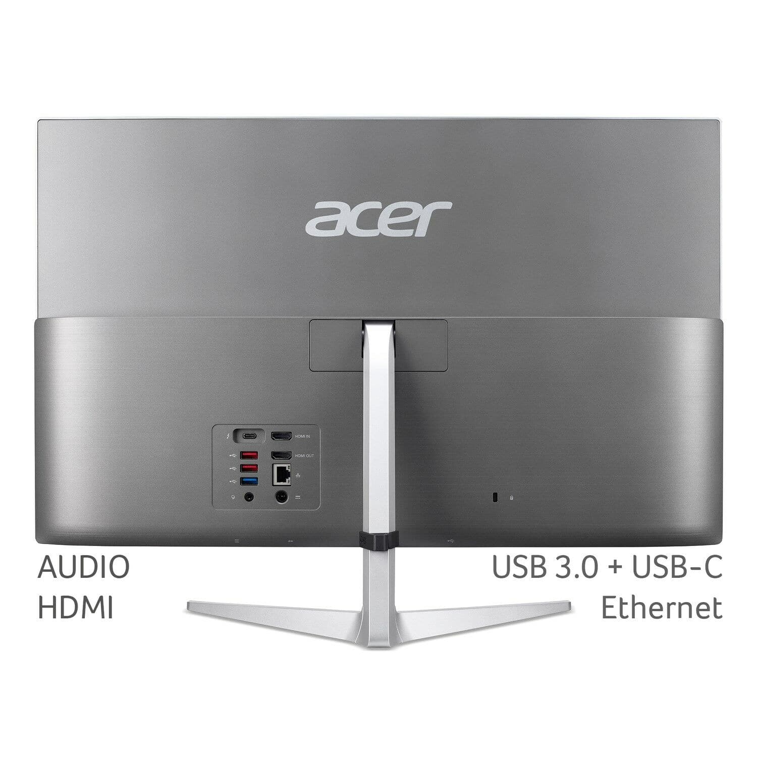 Acer,ACER Aspire C24-1650 23.8" All-in-One PC - Intel® Core™ i3, 256 GB SSD, 8GB RAM - Silver - Gadcet.com