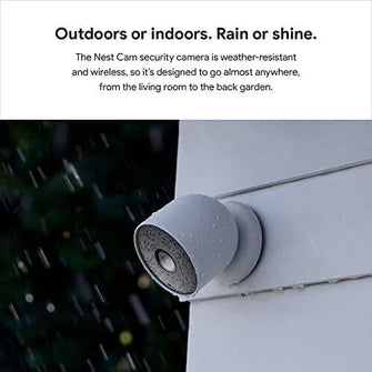 Google Nest Security Camera Indoor or Outdoor (Battery)