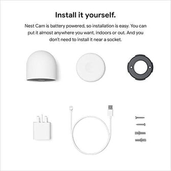 Google Nest Security Camera Indoor or Outdoor (Battery)