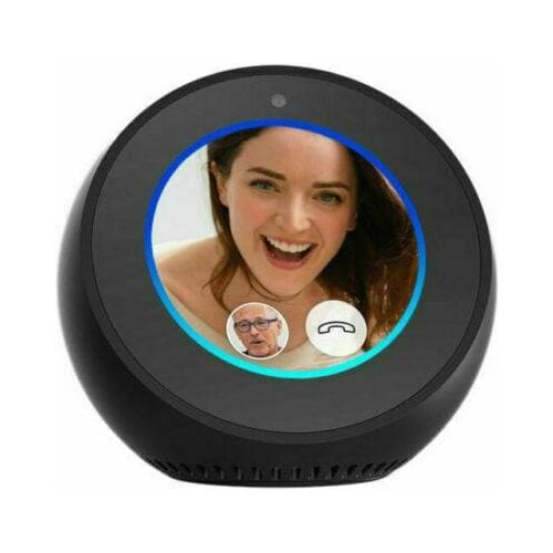 Buy Amazon,Amazon Echo Spot in Black - Gadcet.com | UK | London | Scotland | Wales| Ireland | Near Me | Cheap | Pay In 3 | Speakers
