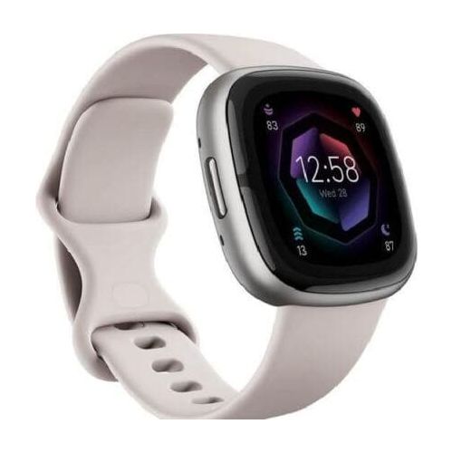 Fitbit,Fitbit Sense 2 Smart Watch - Lunar White/Platinum - Gadcet.com