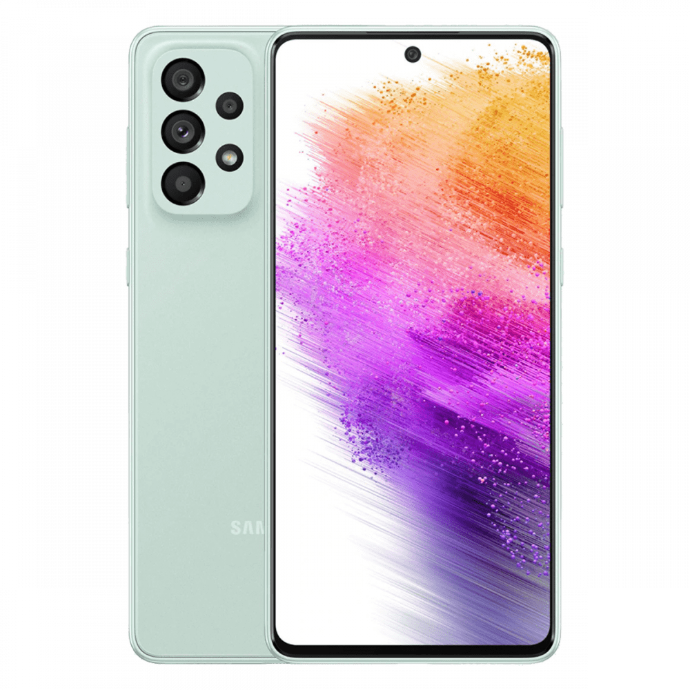 Buy Samsung,Samsung Galaxy A73 5G 128GB Storage 8GB RAM, Dual Sim, Awesome Mint Unlocked International Model - Gadcet.com | UK | London | Scotland | Wales| Ireland | Near Me | Cheap | Pay In 3 | Mobile Phones
