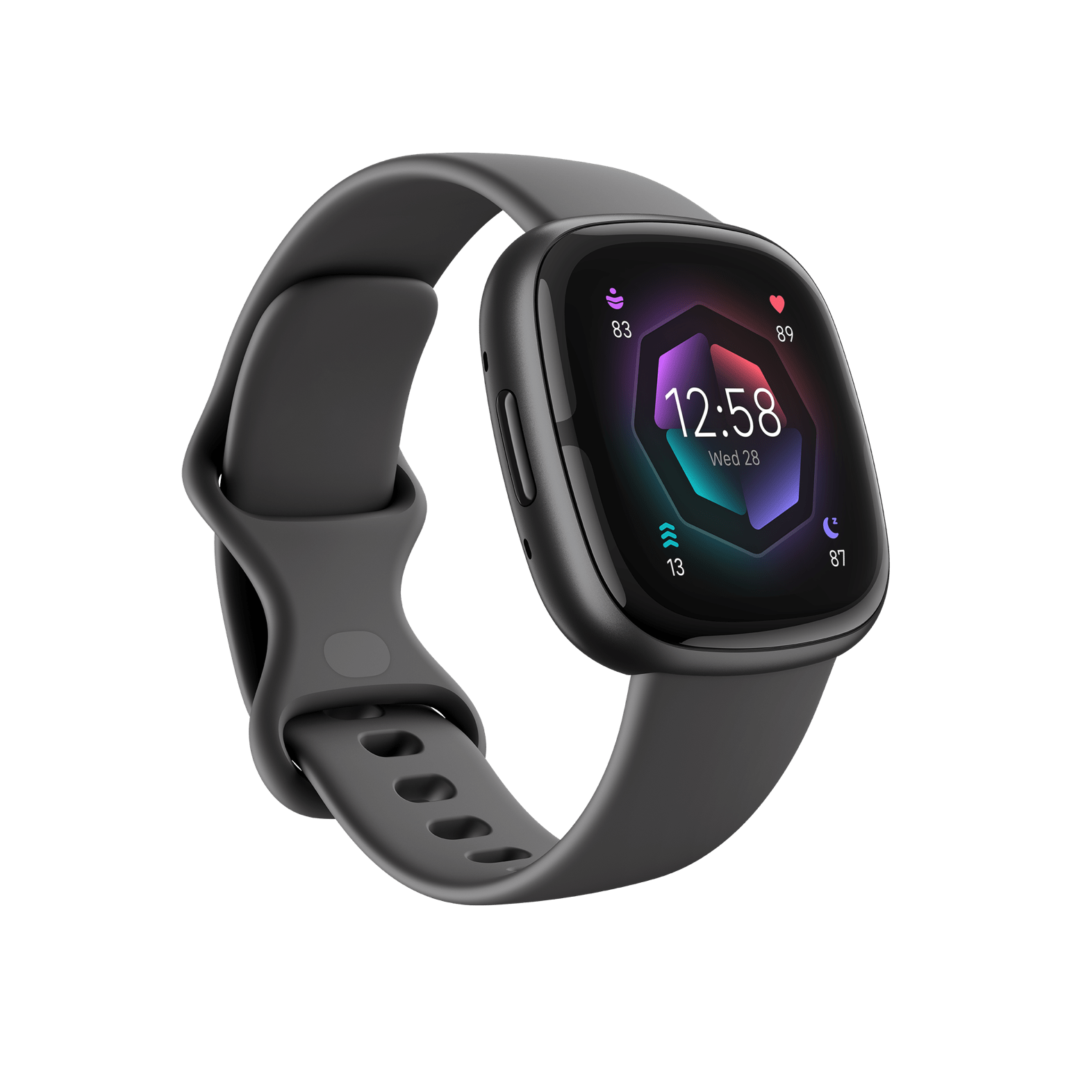 Fitbit Sense 2 Health and Fitness Smartwatch with built-in GPS, advanced health features, up to 6 days battery life - compatible with Android and iOS.