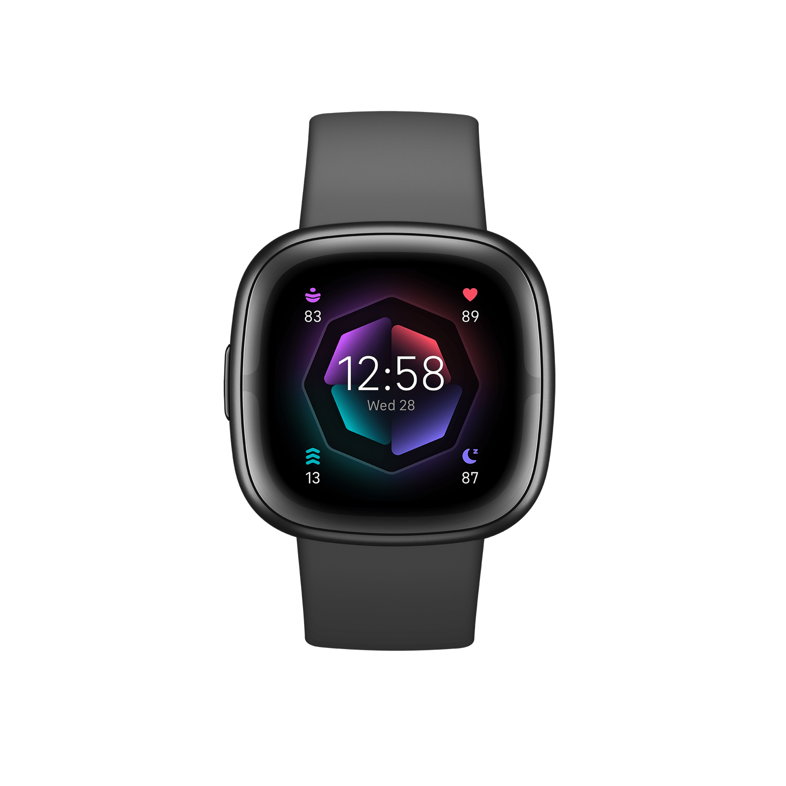 Fitbit Sense 2 Health and Fitness Smartwatch with built-in GPS, advanced health features, up to 6 days battery life - compatible with Android and iOS.