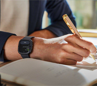 Fitbit Sense 2 Health and Fitness Smartwatch with built-in GPS, advanced health features, up to 6 days battery life - compatible with Android and iOS.