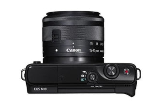 Canon,Canon EOS M10 15-45/3.5-6.3 EF-M IS STM - Black - Gadcet.com