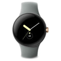 Google,Google Pixel Watch – Android smartwatch with activity tracking – Heart rate tracking watch – Champagne Gold Stainless Steel case with Hazel Active band, LTE - Gadcet.com