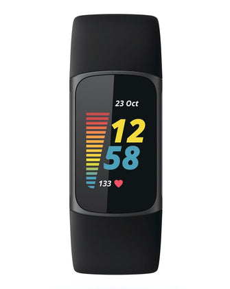 Buy Fitbit,Fitbit Charge 5 Fitness Tracker - Graphite  Black - Gadcet.com | UK | London | Scotland | Wales| Ireland | Near Me | Cheap | Pay In 3 | smartwatch
