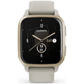 Garmin,Garmin Venu Sq 2 Music - French Grey & Cream Gold - Gadcet.com