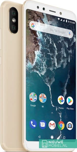 Xiaomi Mi A2 15.2 cm (5.99") Dual SIM Android 8.0 4G USB Type-C 4 GB 64 GB 3010 mAh Gold - Unlocked